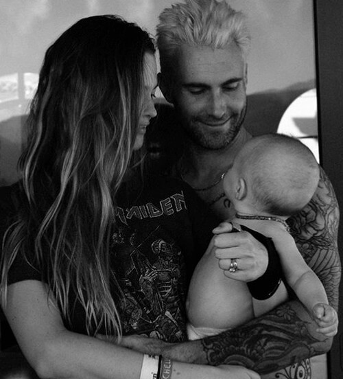 Dusty Rose Levine with parents